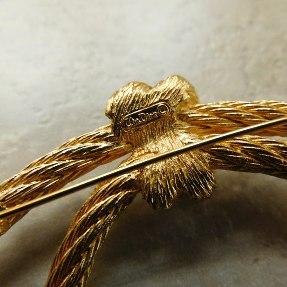 Christian Dior Brooch Gold metal - Picture 4 of 4